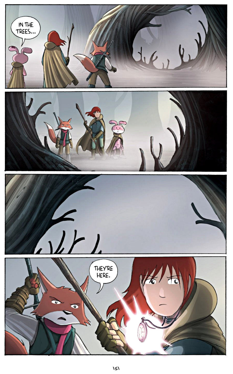 page 151 of amulet 2 stonekeeper's curse graphic novel by kazu kibuishi