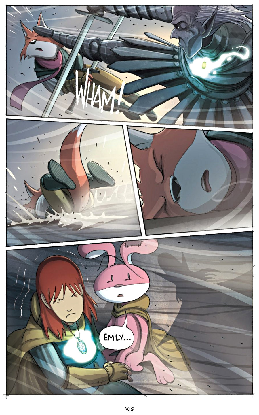 page 165 of amulet 2 stonekeeper's curse graphic novel by kazu kibuishi