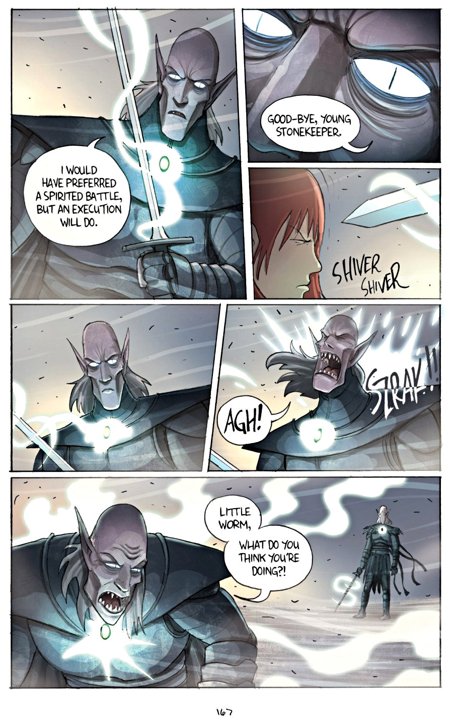 page 167 of amulet 2 stonekeeper's curse graphic novel by kazu kibuishi