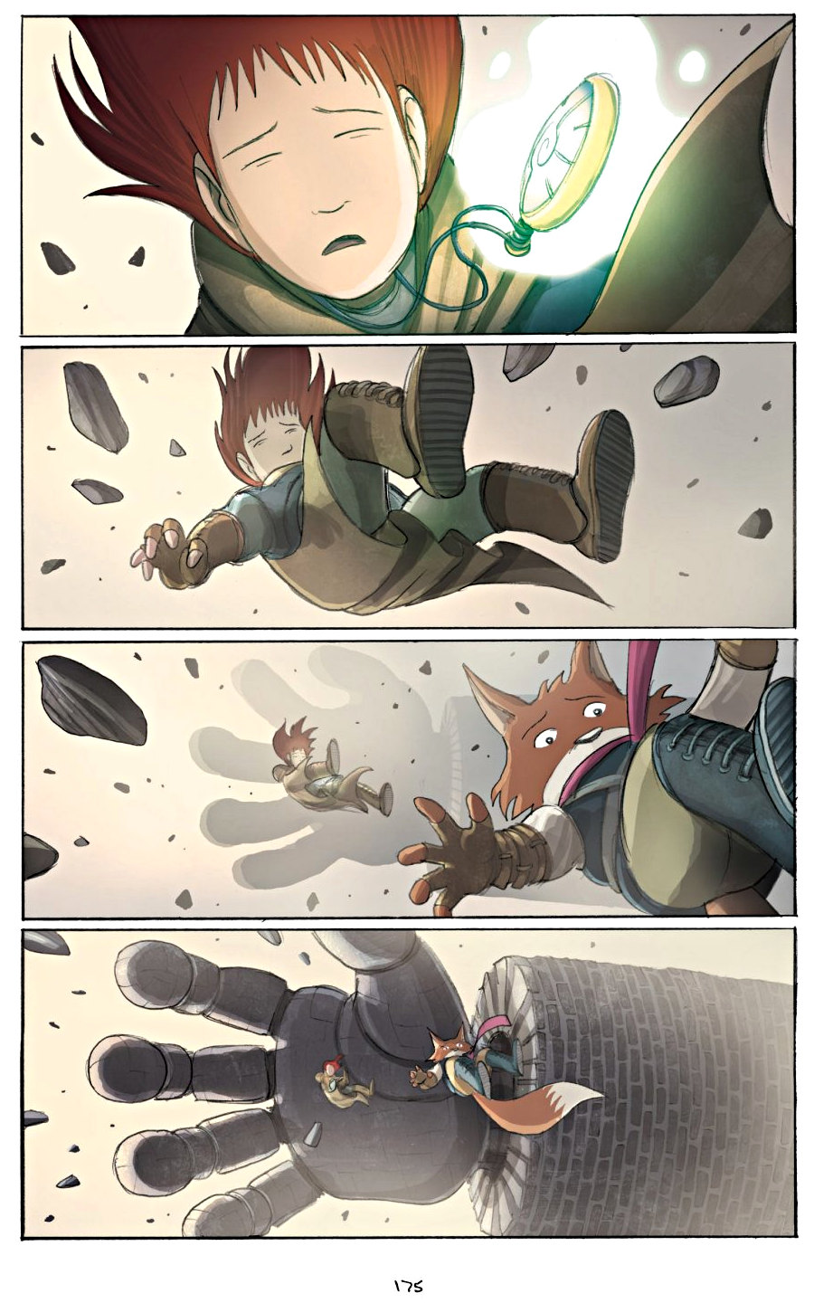 page 175 of amulet 2 stonekeeper's curse graphic novel by kazu kibuishi