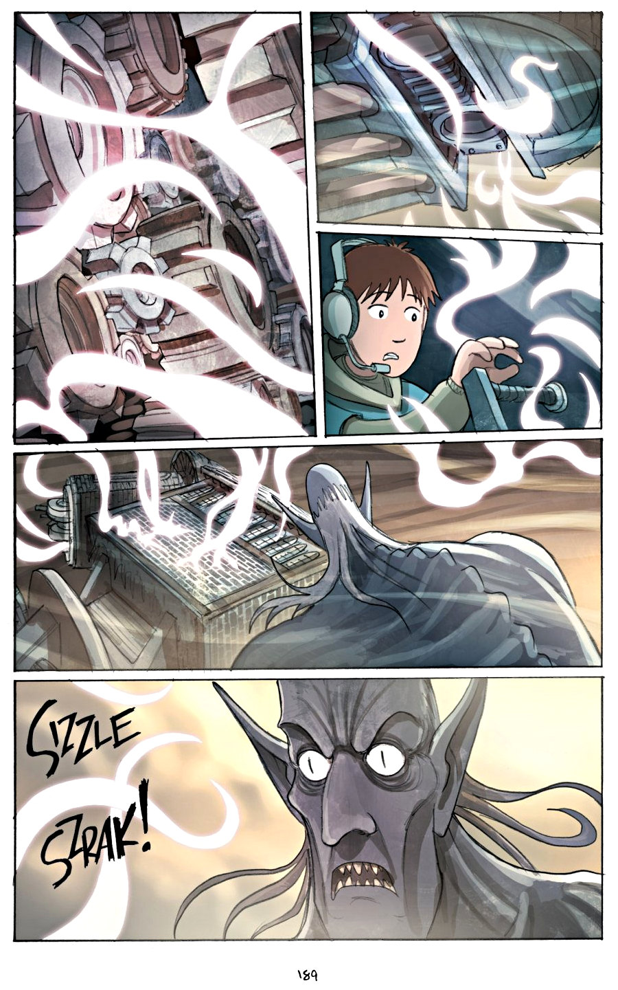 page 189 of amulet 2 stonekeeper's curse graphic novel by kazu kibuishi