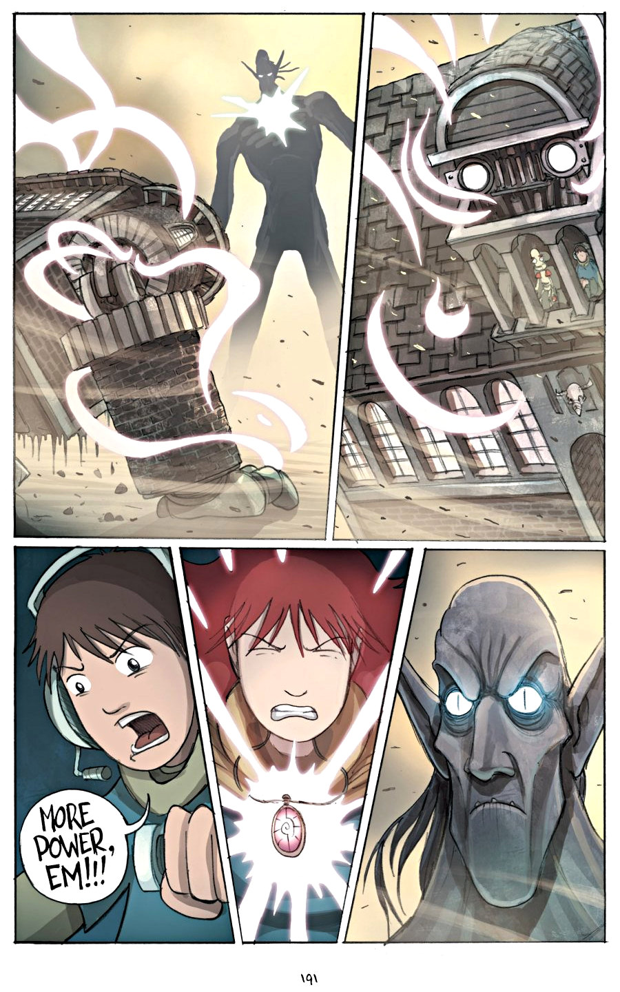 page 191 of amulet 2 stonekeeper's curse graphic novel by kazu kibuishi