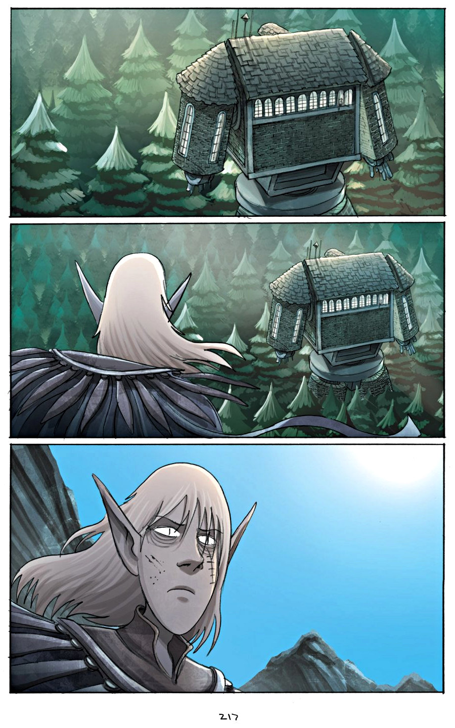 page 217 of amulet 2 stonekeeper's curse graphic novel by kazu kibuishi