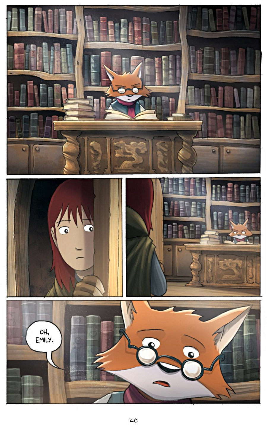page 20 of amulet 3 cloud searchers graphic novel by kazu kibuishi