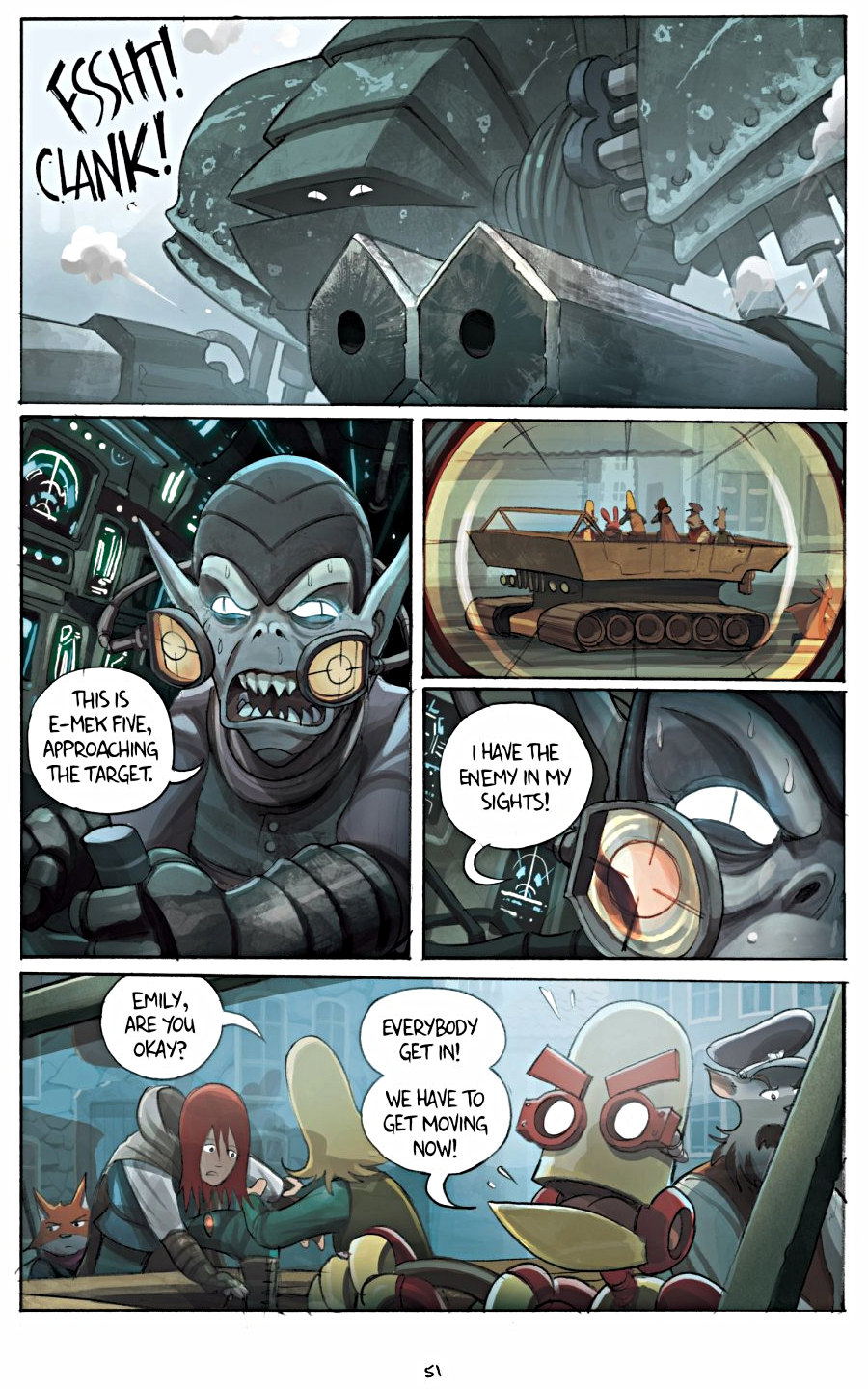 page 51 of amulet 3 cloud searchers graphic novel by kazu kibuishi