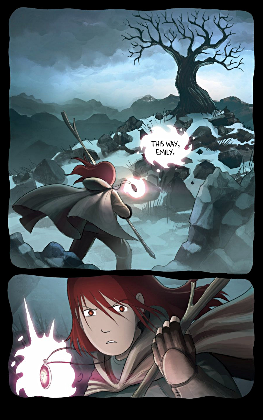 page 75 of amulet 3 cloud searchers graphic novel by kazu kibuishi