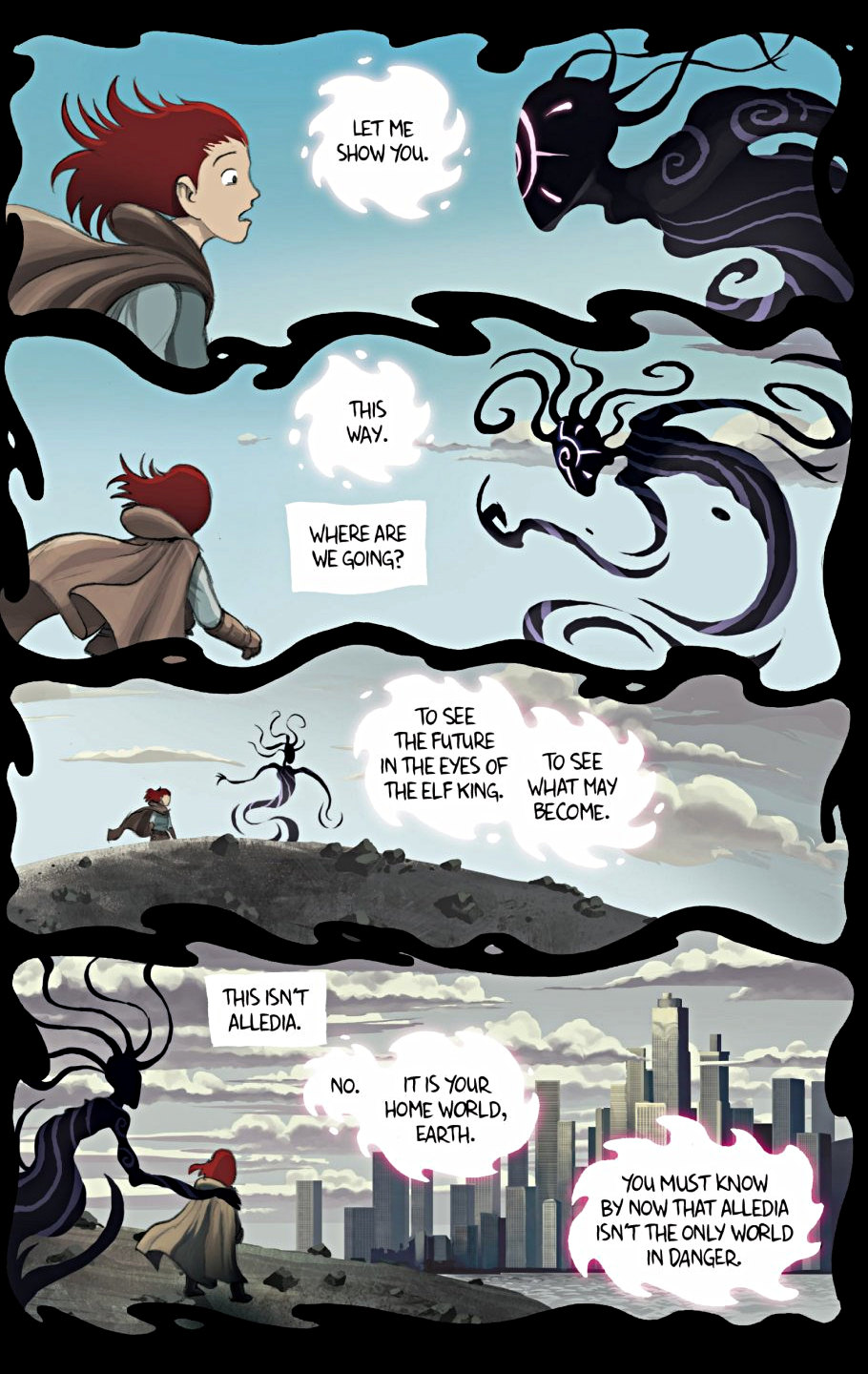 page 78 of amulet 3 cloud searchers graphic novel by kazu kibuishi