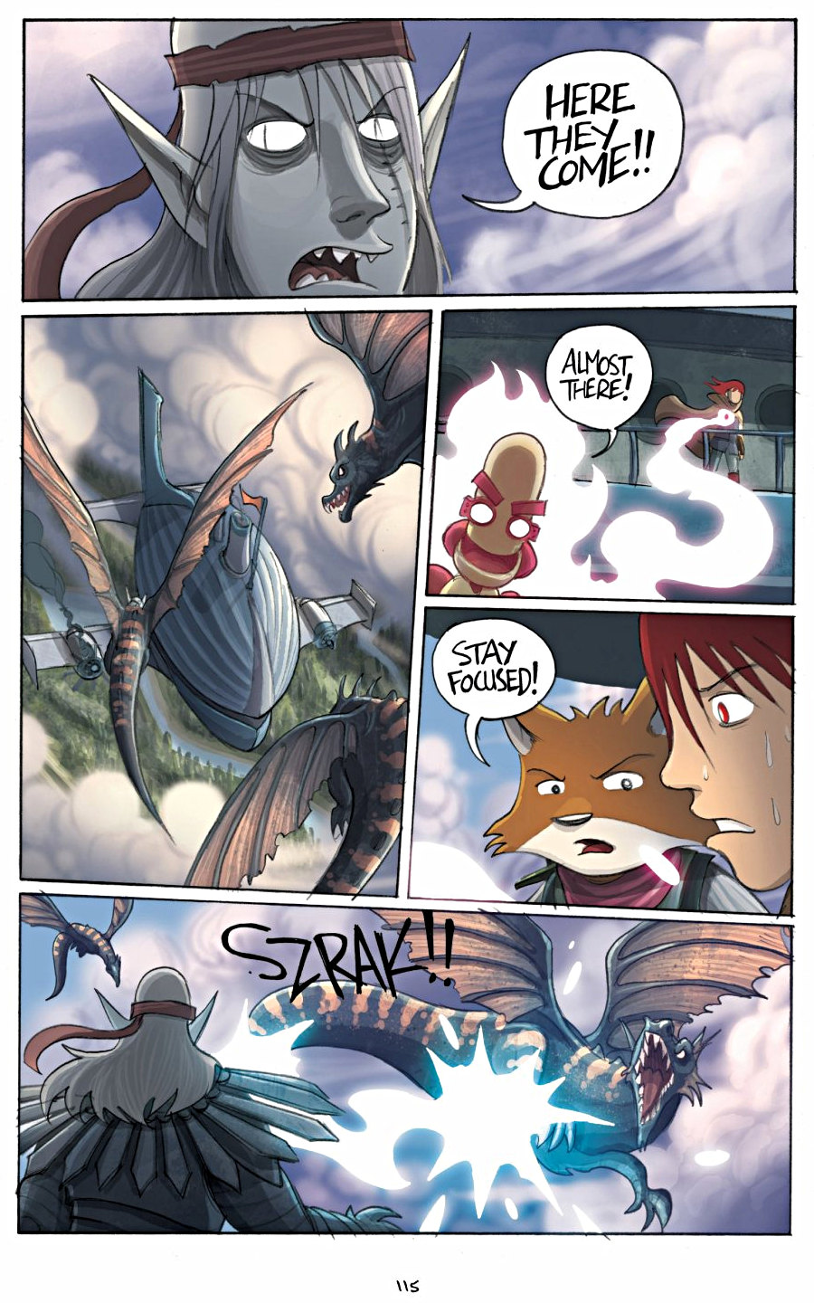 page 115 of amulet 3 cloud searchers graphic novel by kazu kibuishi