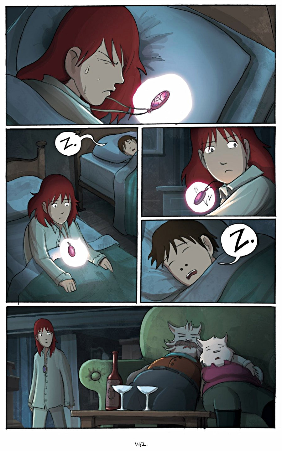 page 142 of amulet 3 cloud searchers graphic novel by kazu kibuishi
