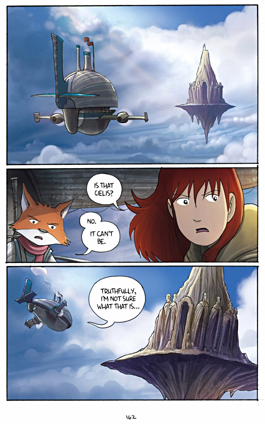 page 162 of amulet 3 cloud searchers graphic novel by kazu kibuishi