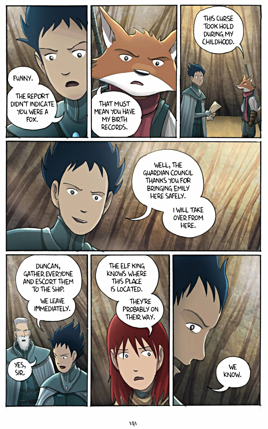 page 191 of amulet 3 cloud searchers graphic novel by kazu kibuishi