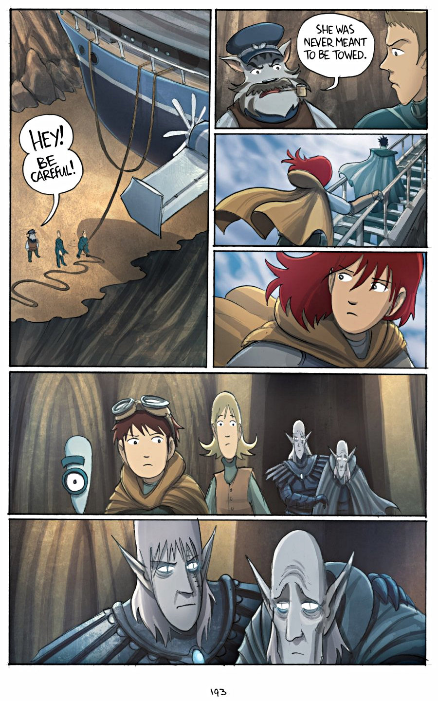 page 193 of amulet 3 cloud searchers graphic novel by kazu kibuishi