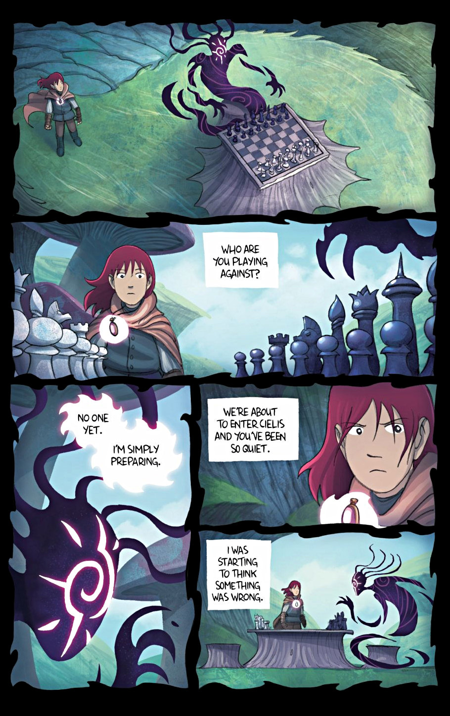 page 5 of amulet 4 last council graphic novel by kazu kibuishi