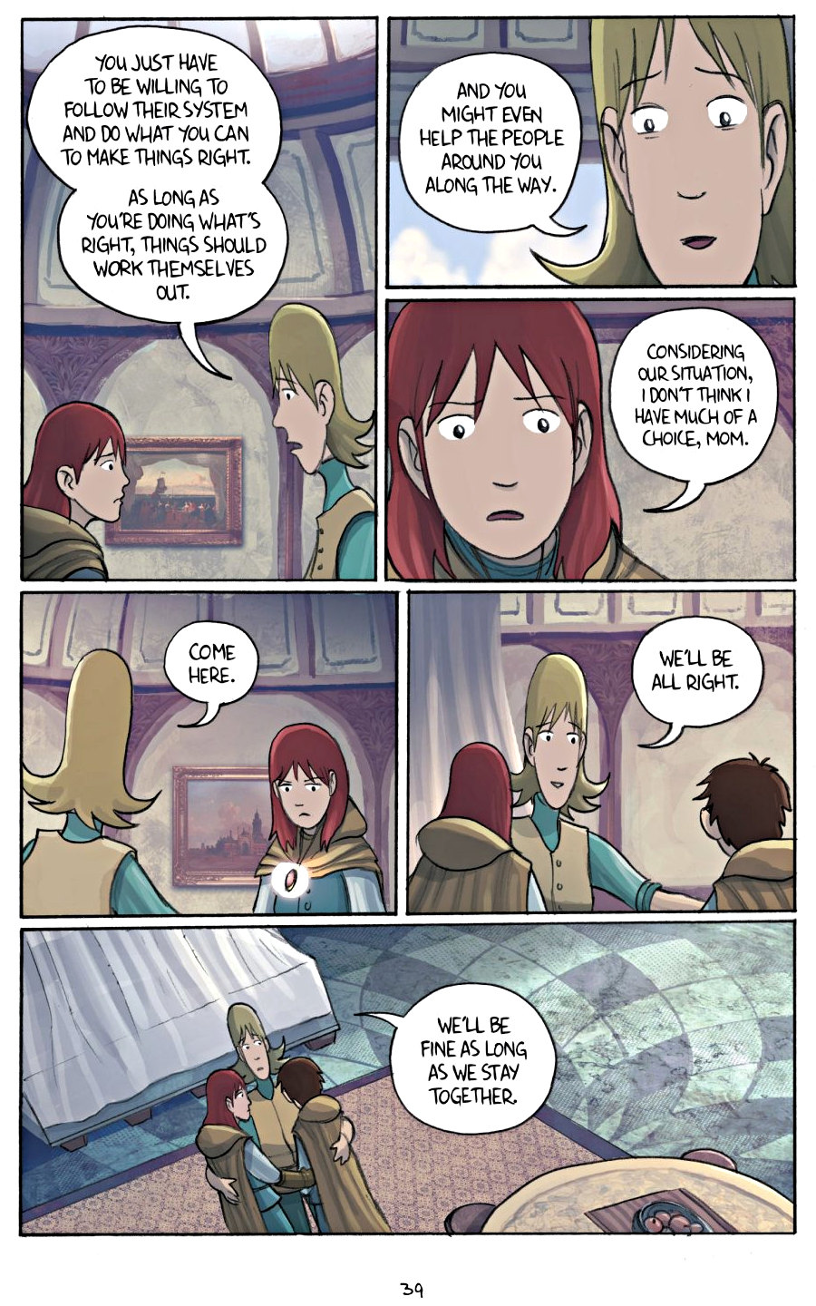 page 39 of amulet 4 last council graphic novel by kazu kibuishi