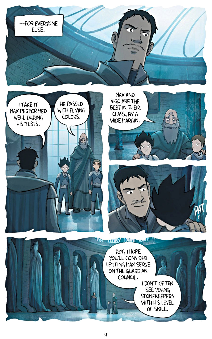 page 4 of amulet 5 prince of the elves graphic novel