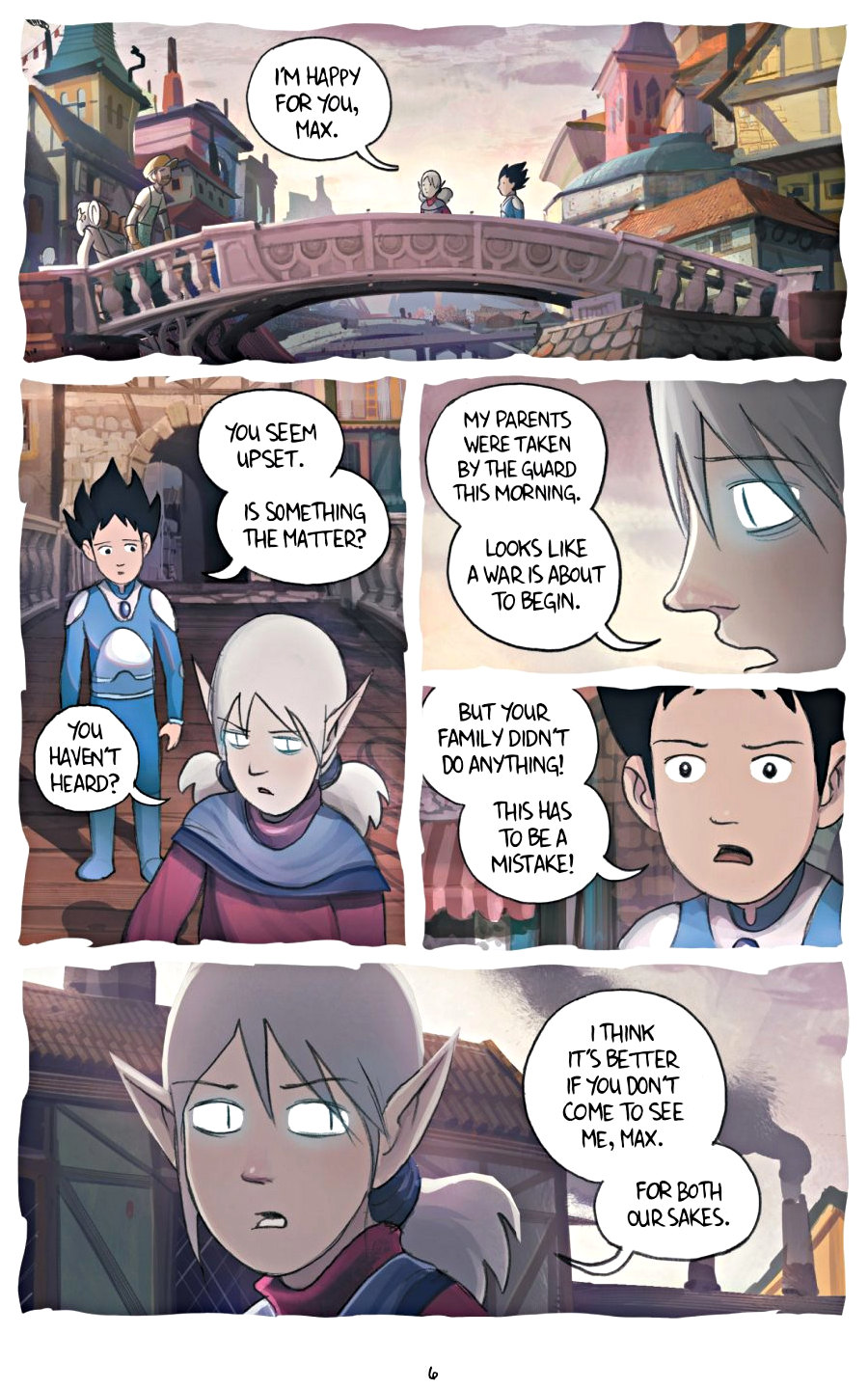 page 6 of amulet 5 prince of the elves graphic novel