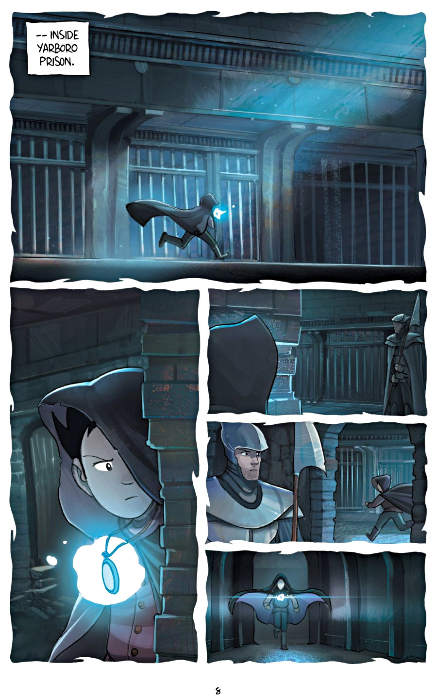 page 8 of amulet 5 prince of the elves graphic novel