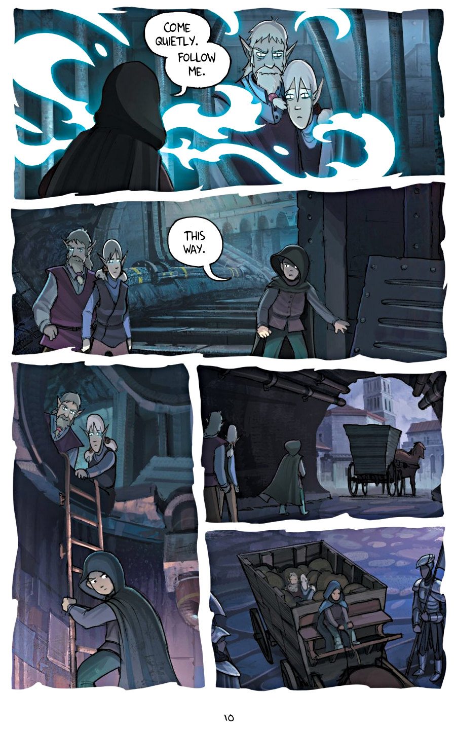 page 10 of amulet 5 prince of the elves graphic novel