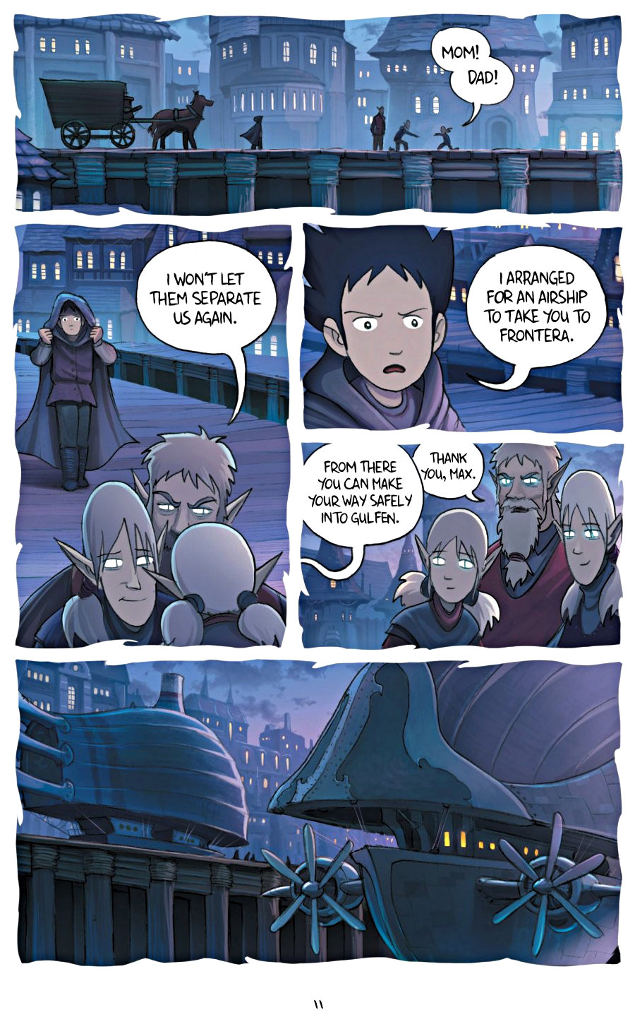 page 11 of amulet 5 prince of the elves graphic novel