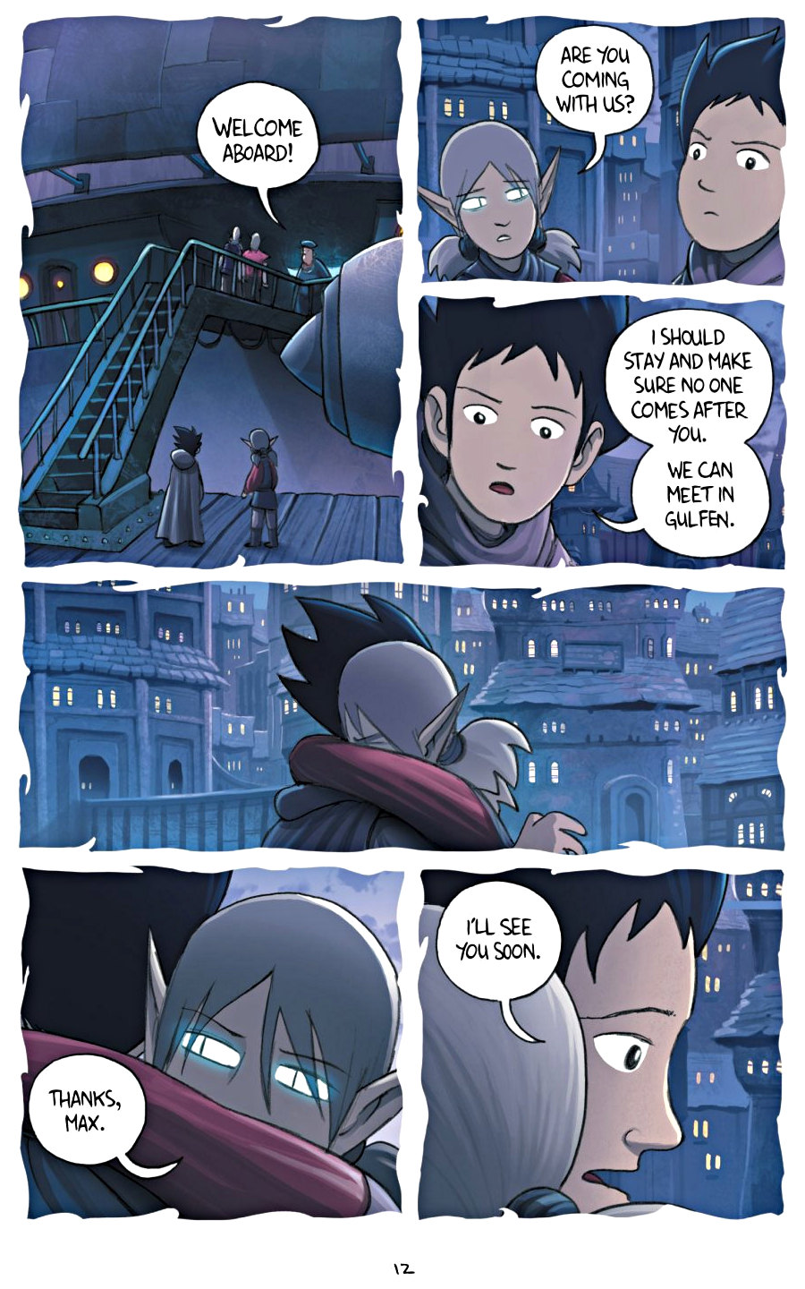 page 12 of amulet 5 prince of the elves graphic novel