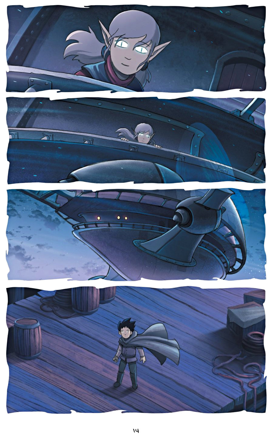 page 14 of amulet 5 prince of the elves graphic novel