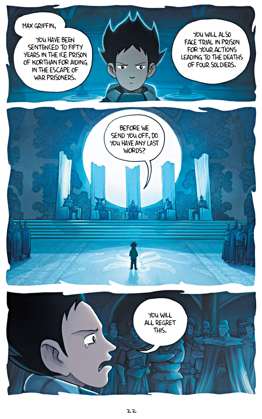 page 22 of amulet 5 prince of the elves graphic novel
