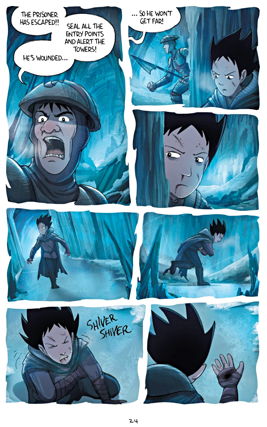 page 24 of amulet 5 prince of the elves graphic novel