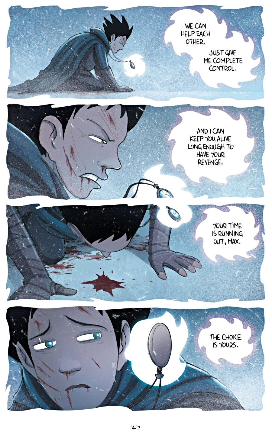 page 27 of amulet 5 prince of the elves graphic novel