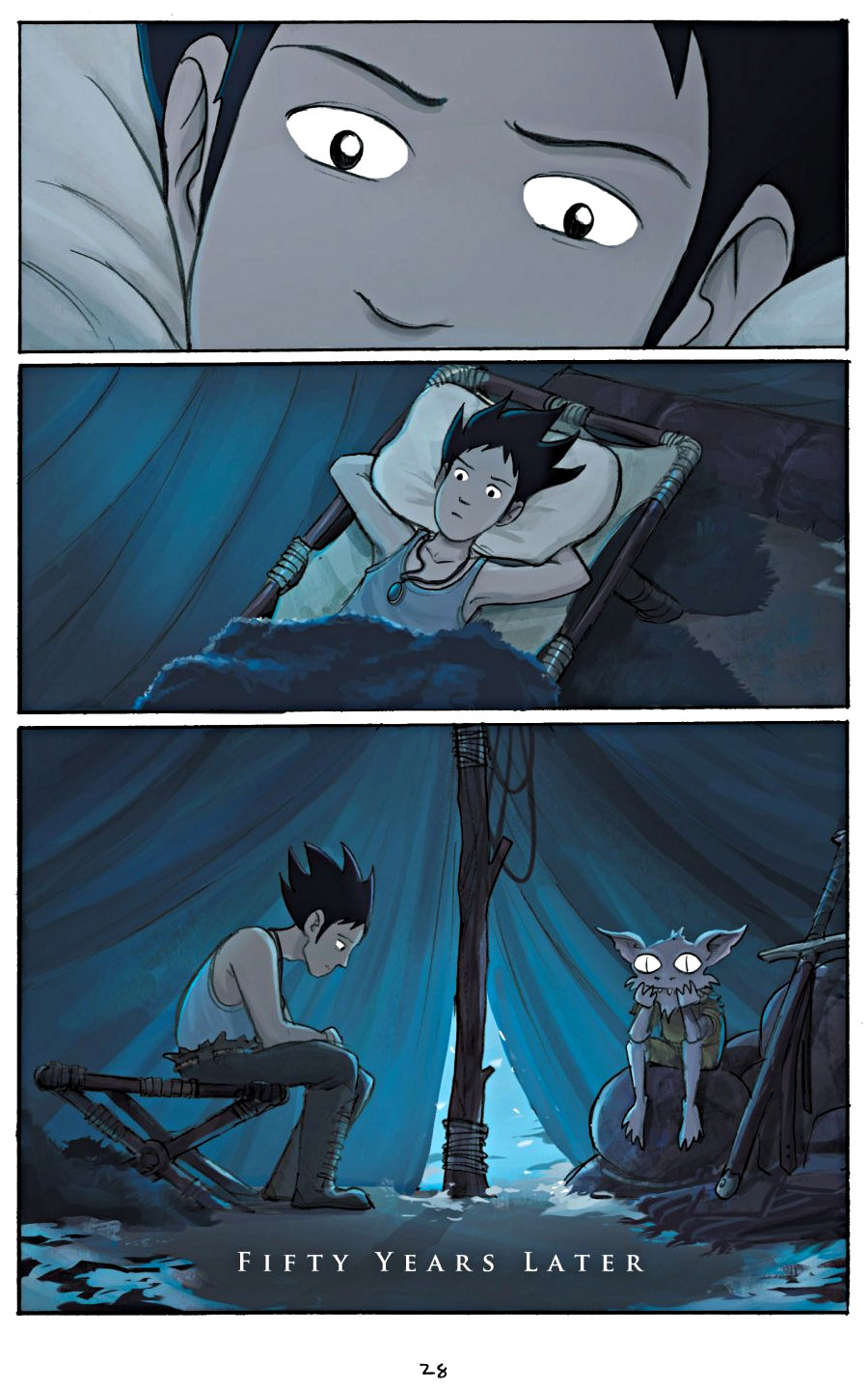 page 28 of amulet 5 prince of the elves graphic novel