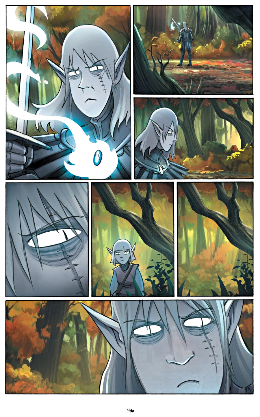 page 46 of amulet 5 prince of the elves graphic novel