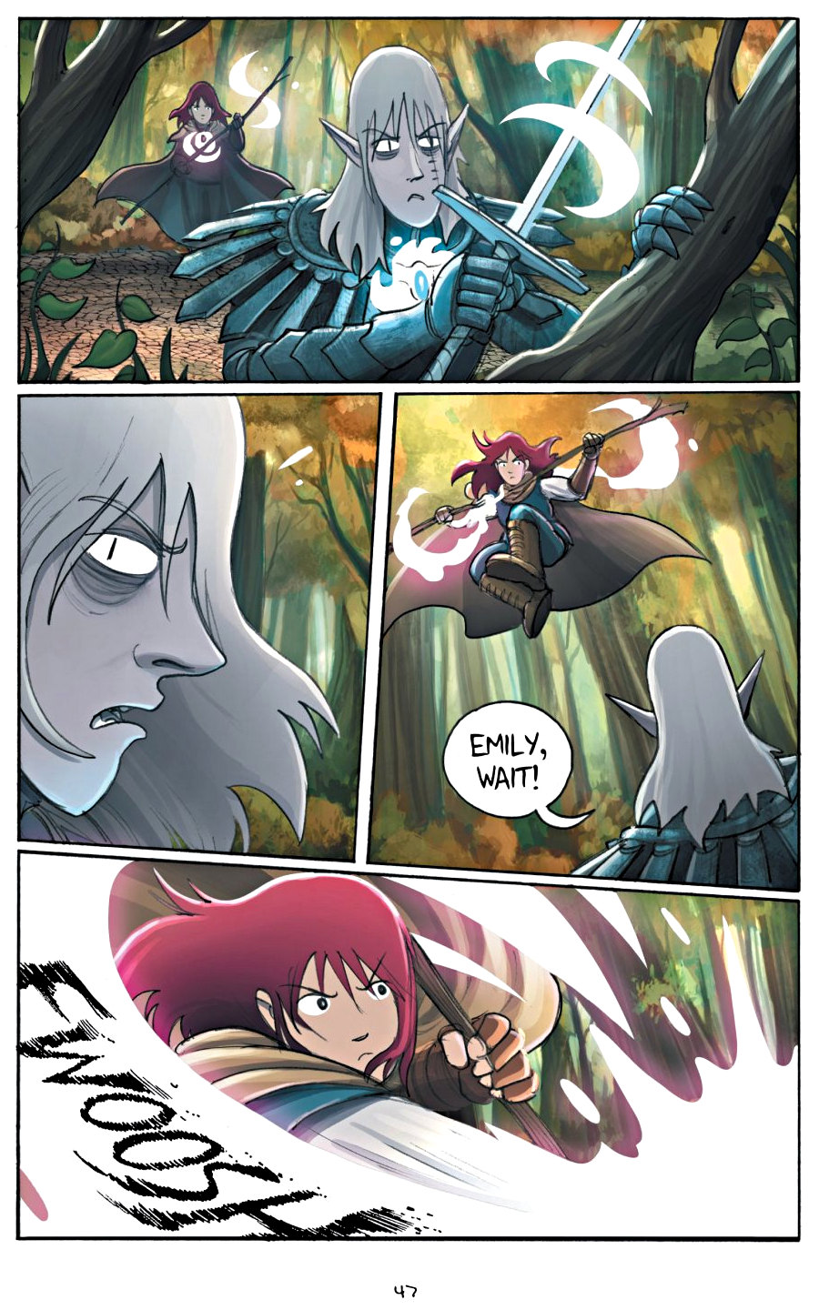page 47 of amulet 5 prince of the elves graphic novel