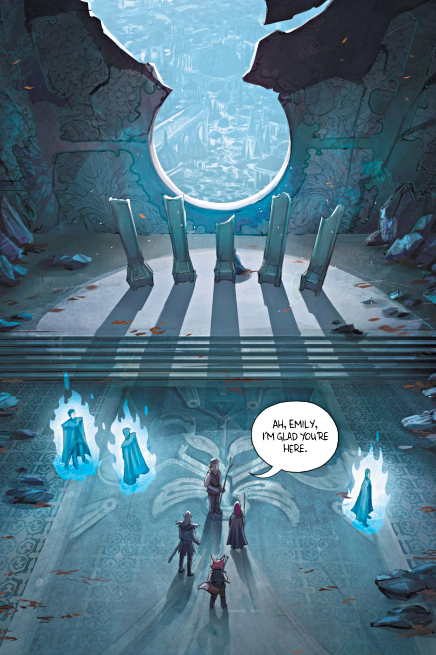 page 52 of amulet 5 prince of the elves graphic novel