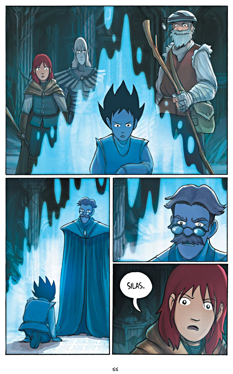 page 55 of amulet 5 prince of the elves graphic novel