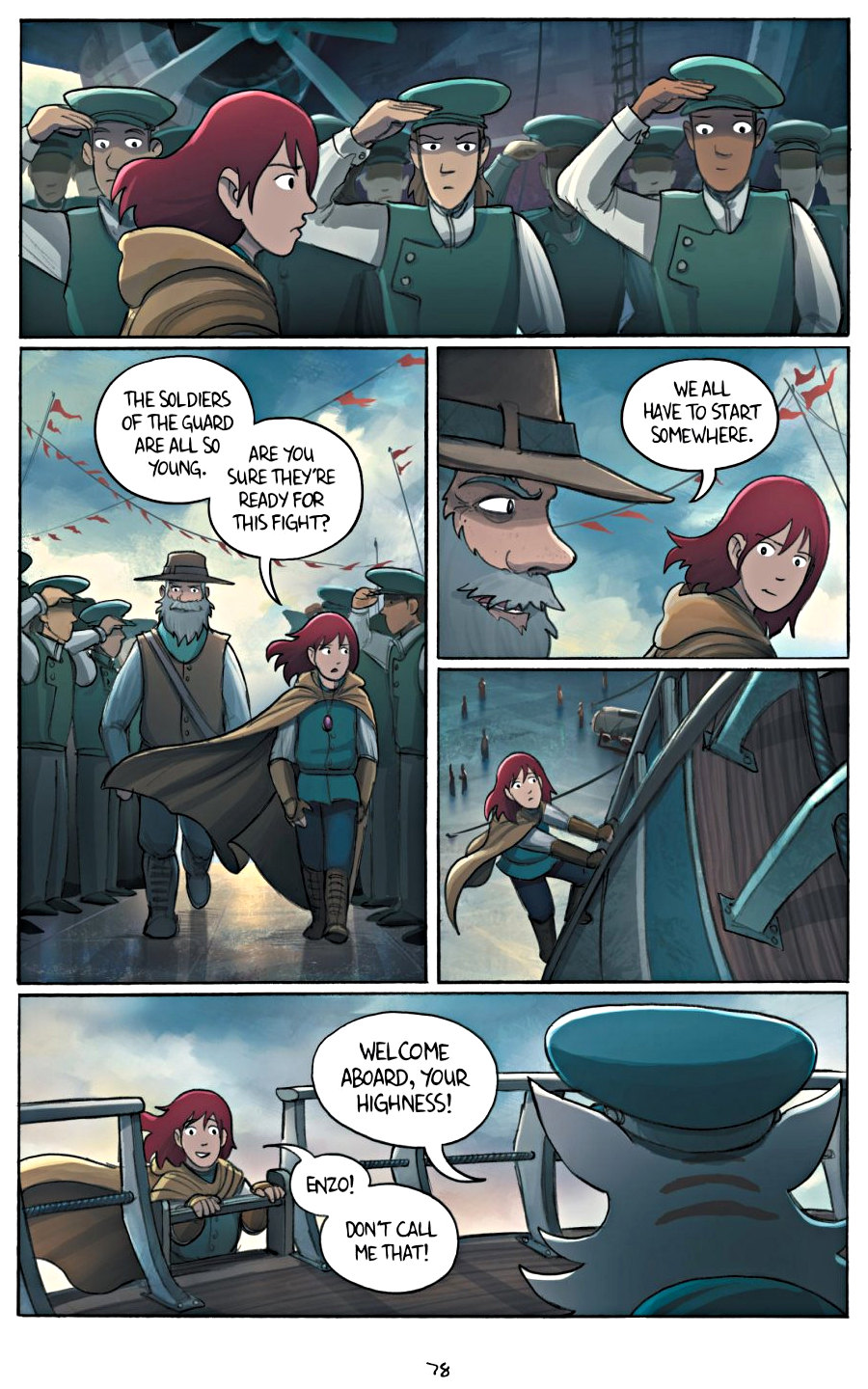 page 78 of amulet 5 prince of the elves graphic novel