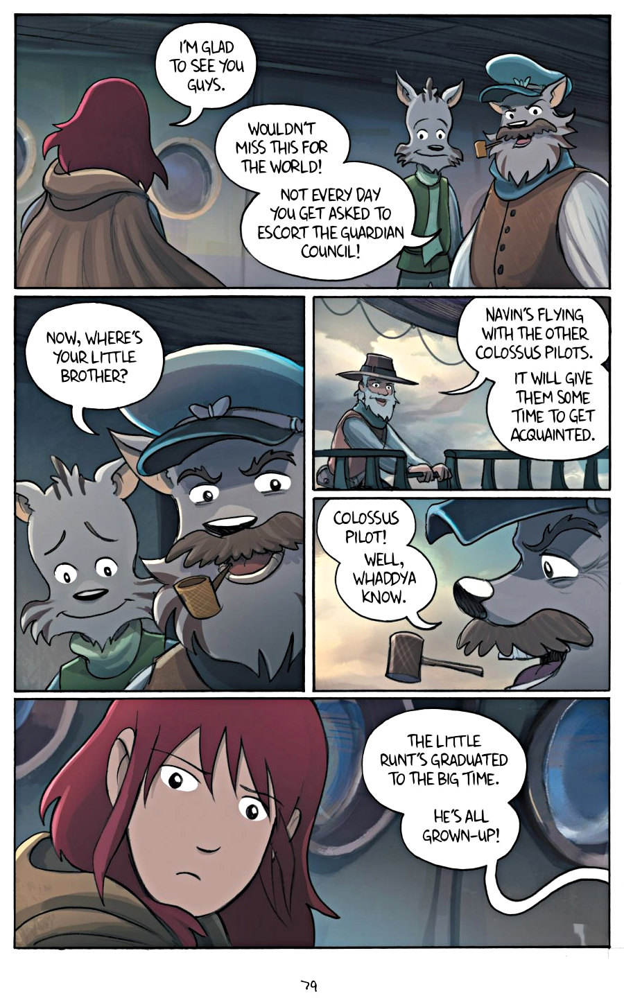 page 79 of amulet 5 prince of the elves graphic novel