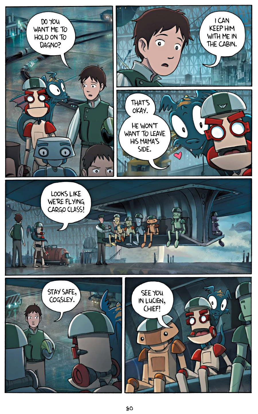 page 80 of amulet 5 prince of the elves graphic novel