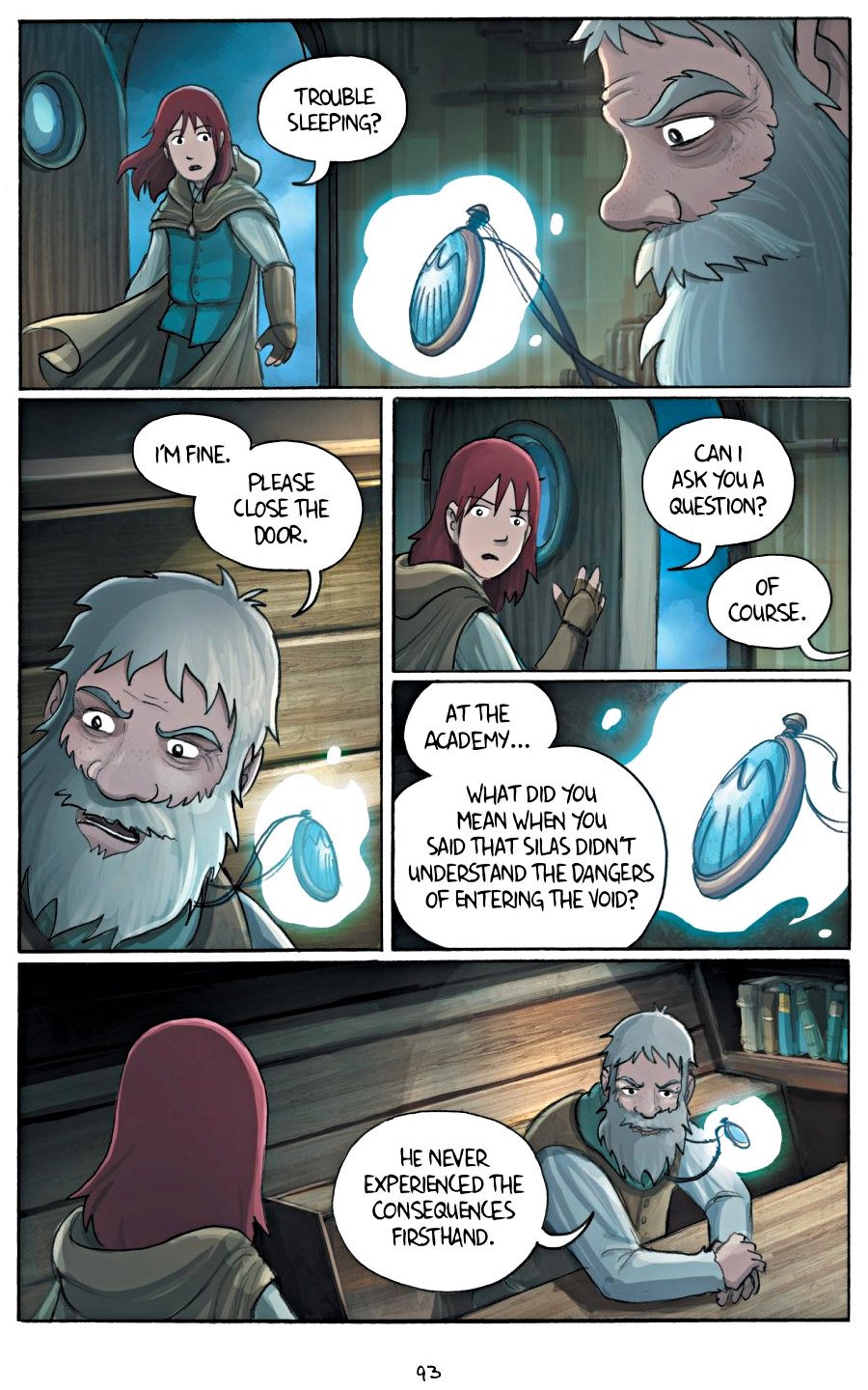 page 93 of amulet 5 prince of the elves graphic novel