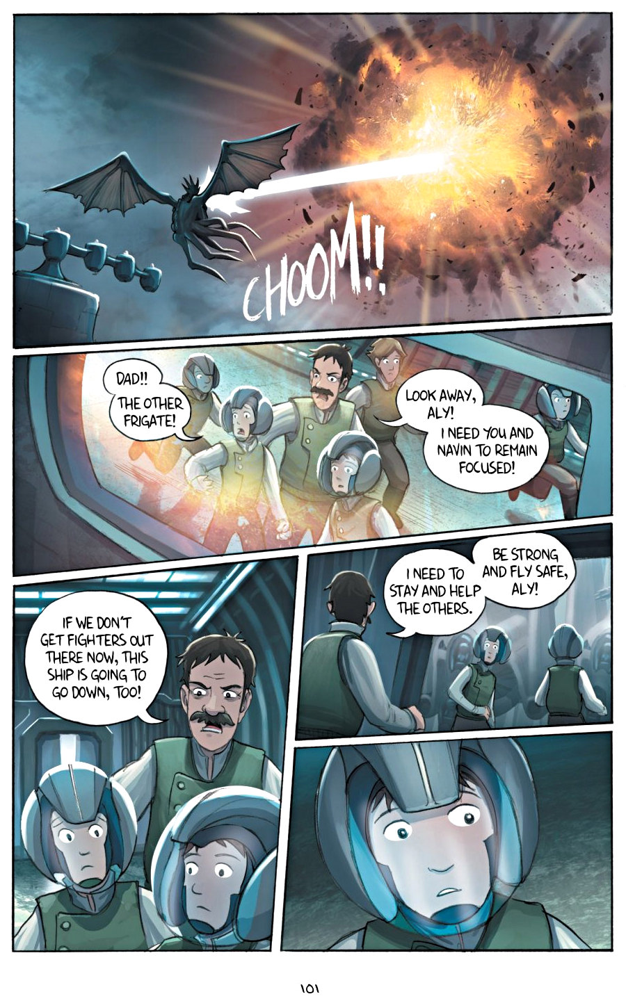 page 101 of amulet 5 prince of the elves graphic novel