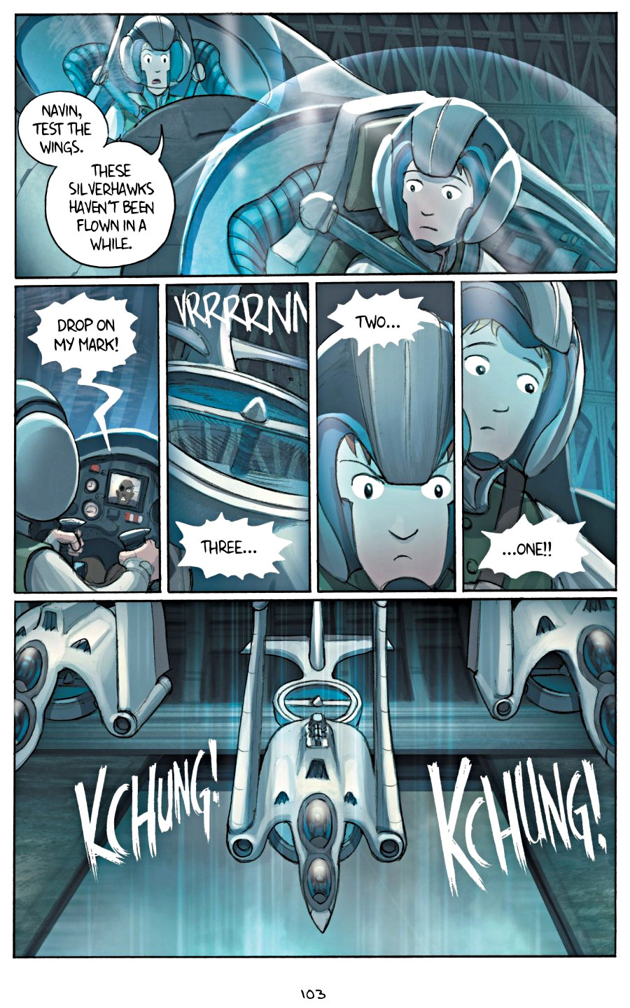 page 103 of amulet 5 prince of the elves graphic novel