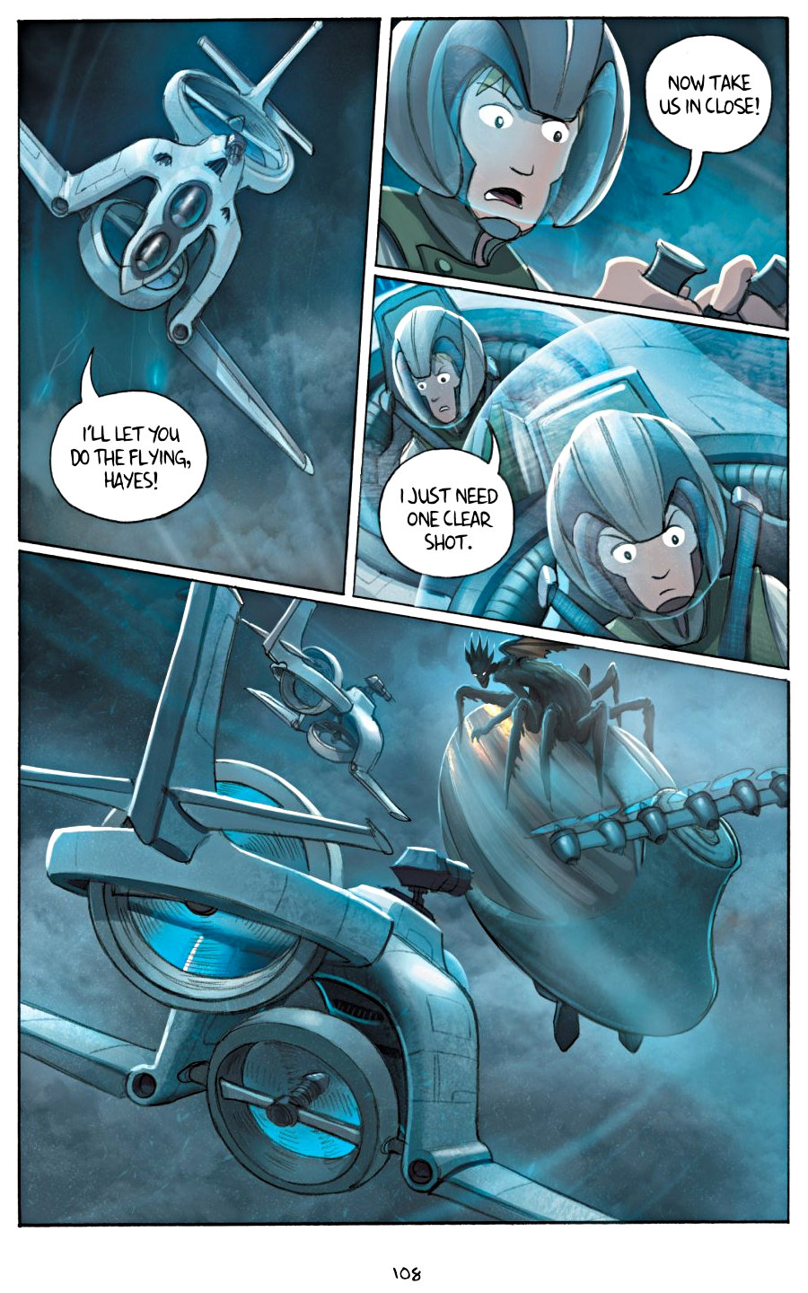 page 108 of amulet 5 prince of the elves graphic novel