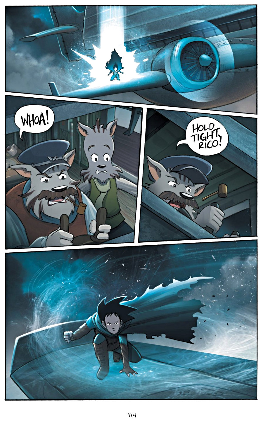 page 114 of amulet 5 prince of the elves graphic novel