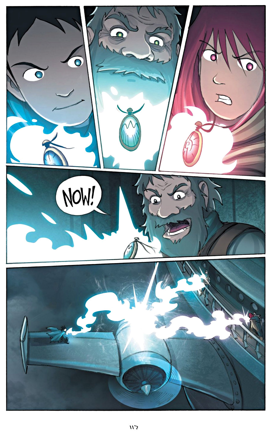 page 117 of amulet 5 prince of the elves graphic novel