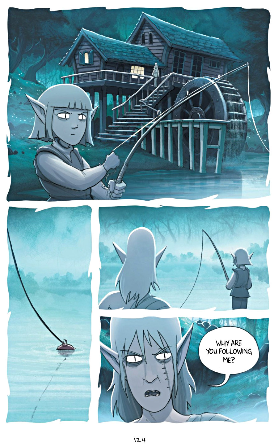 page 124 of amulet 5 prince of the elves graphic novel