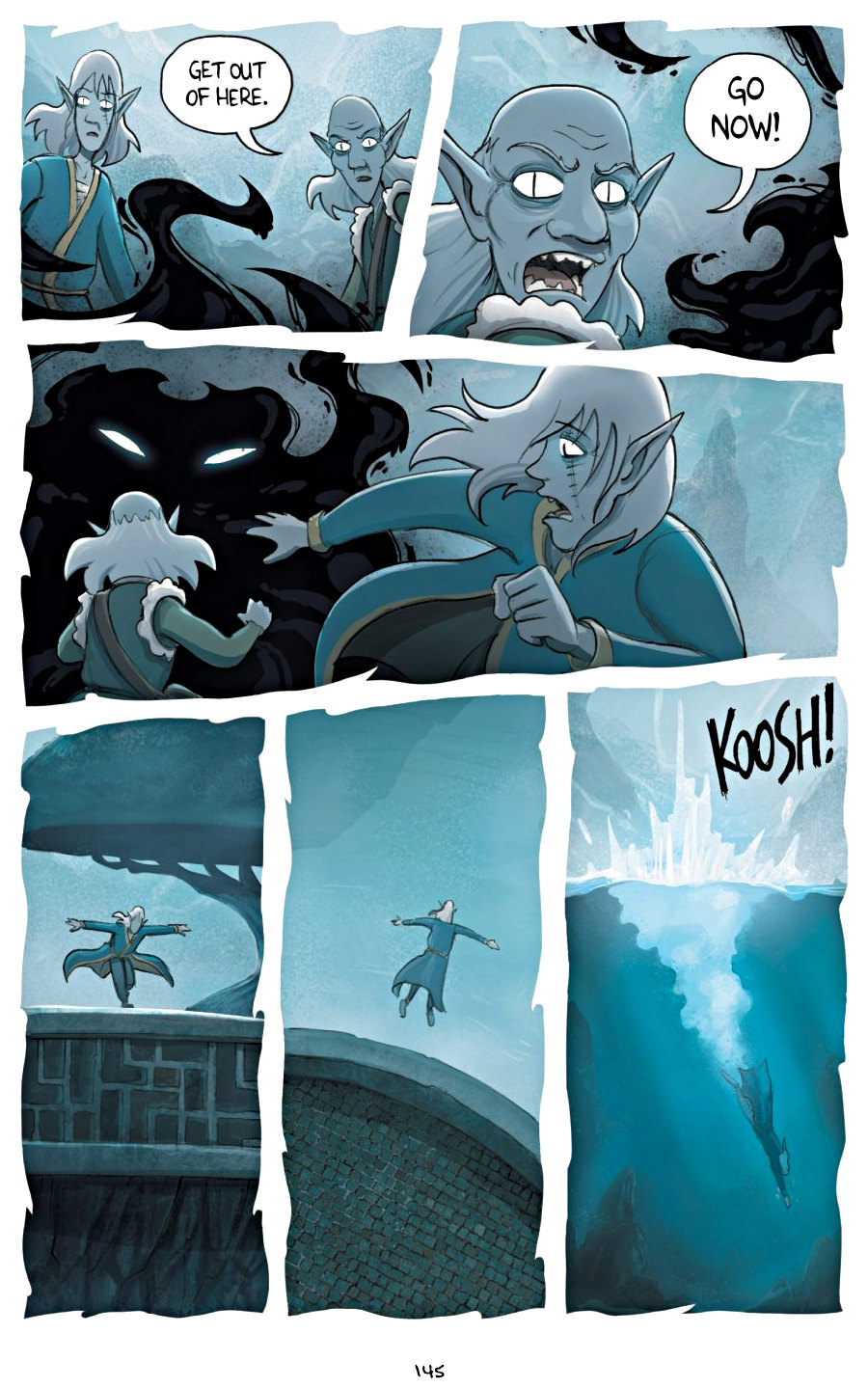 page 145 of amulet 5 prince of the elves graphic novel