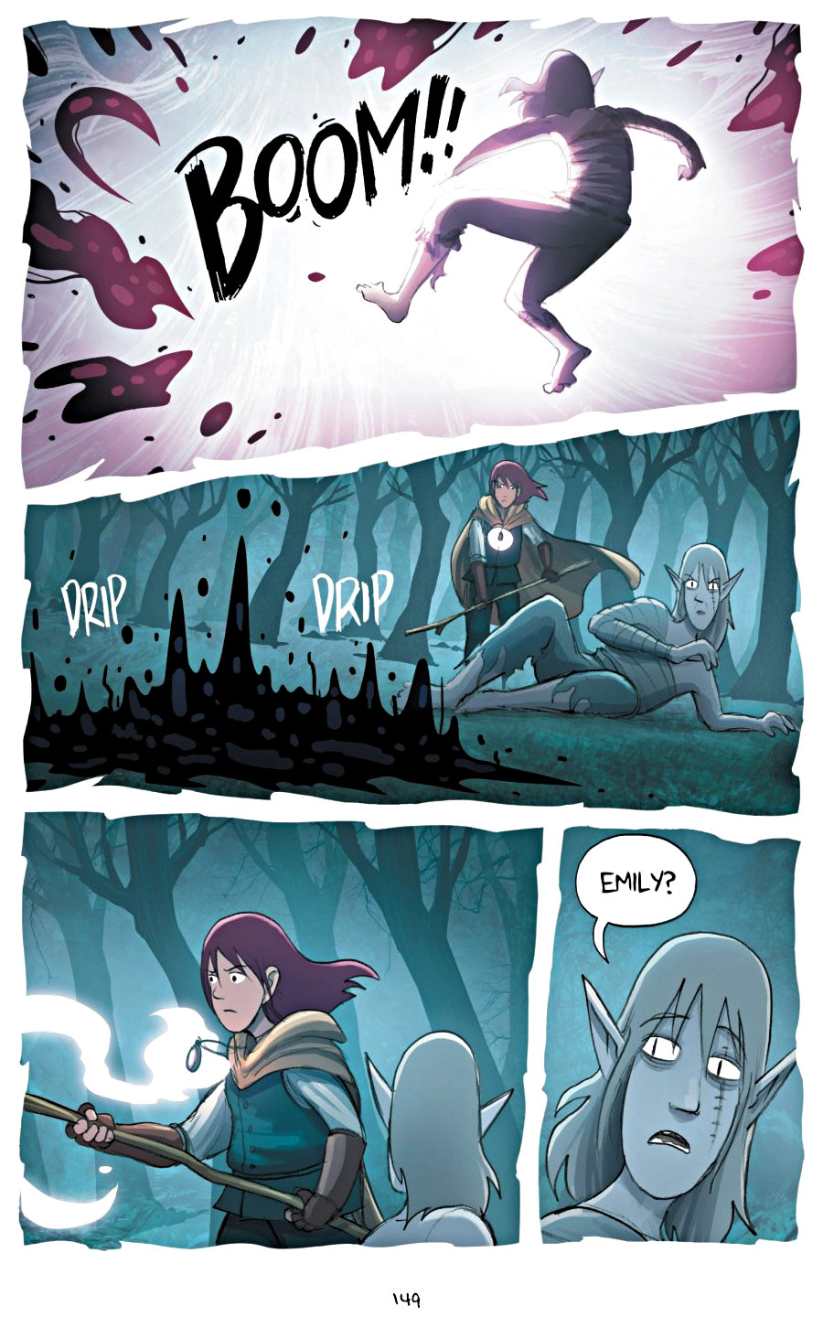 page 149 of amulet 5 prince of the elves graphic novel