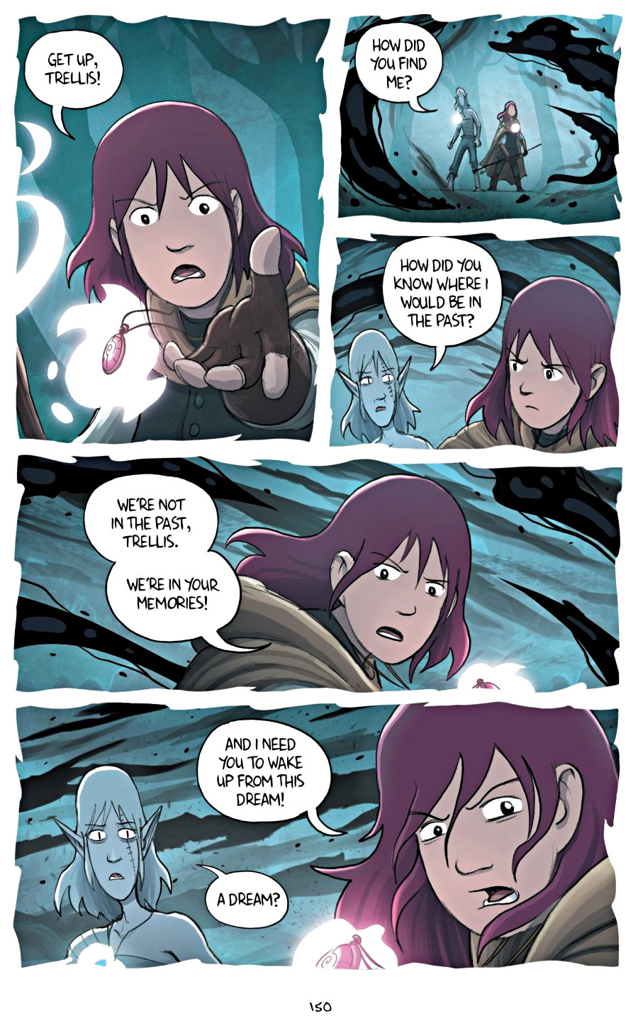 page 150 of amulet 5 prince of the elves graphic novel