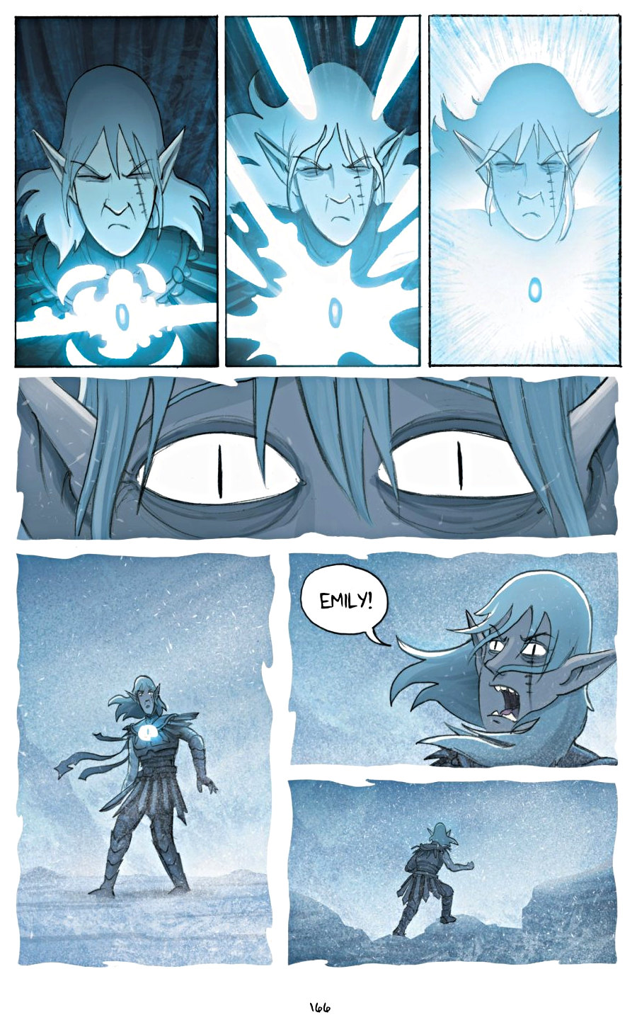 page 166 of amulet 5 prince of the elves graphic novel