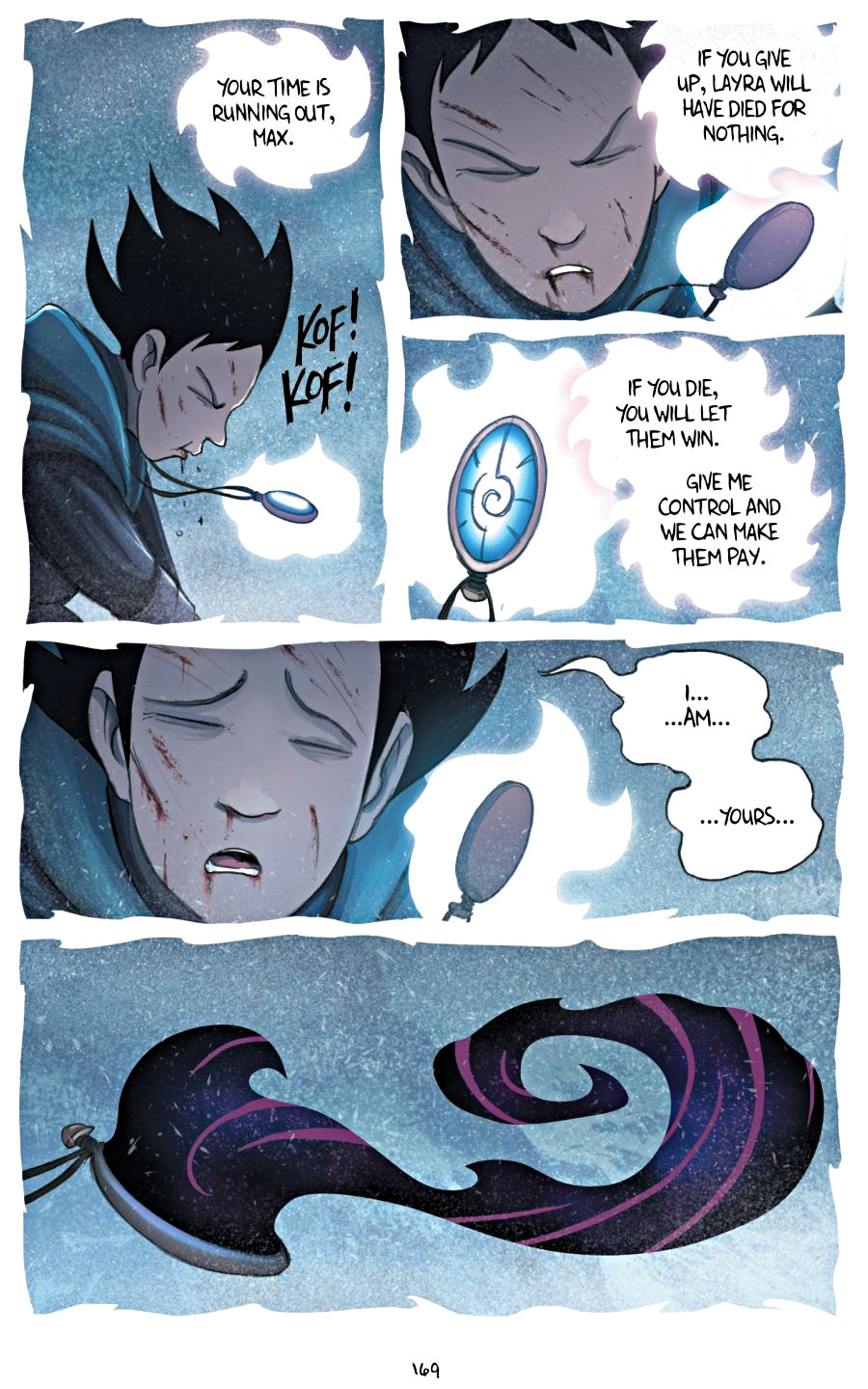 page 169 of amulet 5 prince of the elves graphic novel