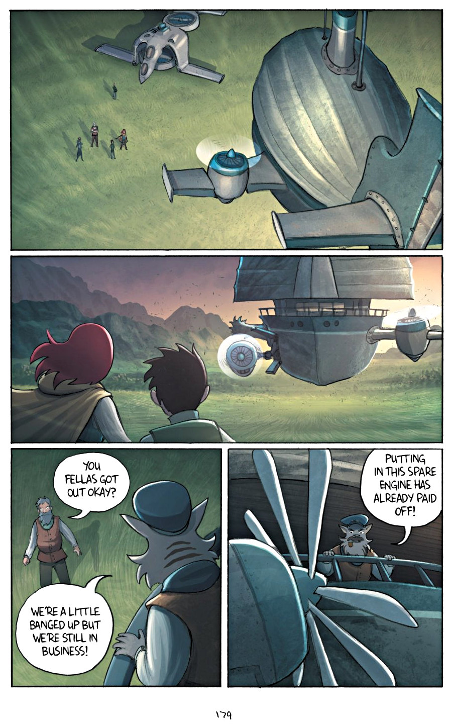page 179 of amulet 5 prince of the elves graphic novel