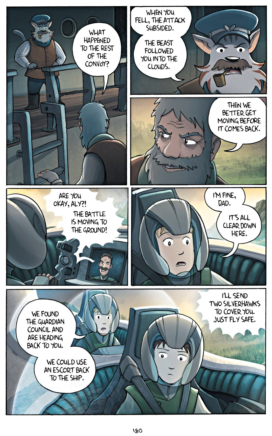 page 180 of amulet 5 prince of the elves graphic novel